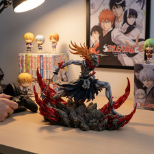 Bleach Ichigo Hollow Form Statue Figure – Anime Collectible Resin Model with Bas