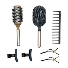 Genuine Dyson Hair Styling Gift Set Brush Attachment Clip Rose Gold 973756-01
