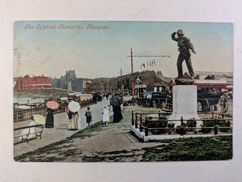 Postcard 1906 margate lifeboat - postcard,