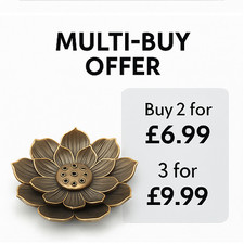 Metal Flower Incense Burner