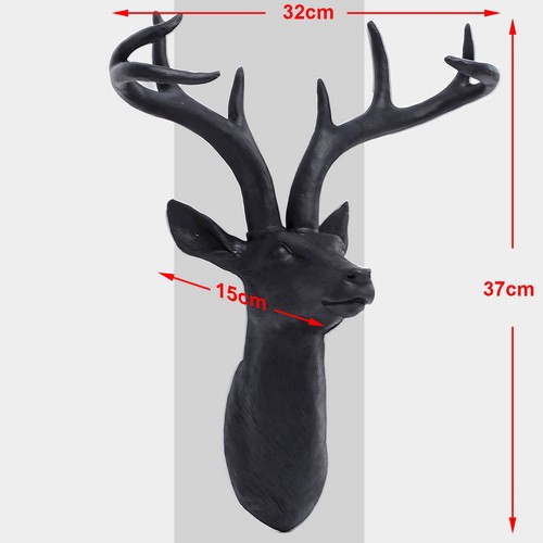 32x15x37cm large black wall - 32x15x37cm,