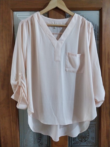 Papaya tunic blouse pale pink - papaya,