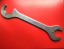 VINTAGE GENUINE SHIMANO BOTTOM BRACKET TOOL & HEADSET SPANNER,IN EXC COND