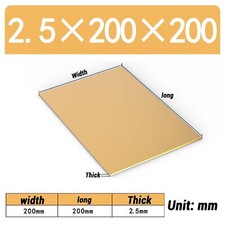 POLISHED BRASS SHEET CZ108 0.5