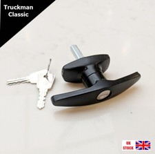 Truckman Classic Truck Top Replacement  Tailgate T Handle Lock And Keys Genuine 