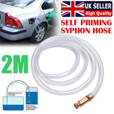 2M DIESEL JIGGLE SYPHON HOSE SIPHON PUMP WATER FUEL SELF PRIMING LIQUID TRANSFER