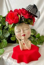 SILK FLOWER PLANTER HEAD