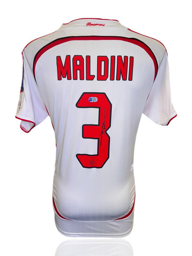 Paolo maldini signed milan - ac,