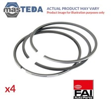 PR2-000 ENGINE PISTON RING SET FAI AUTOPARTS 4PCS 0MM NEW OE REPLACEMENT