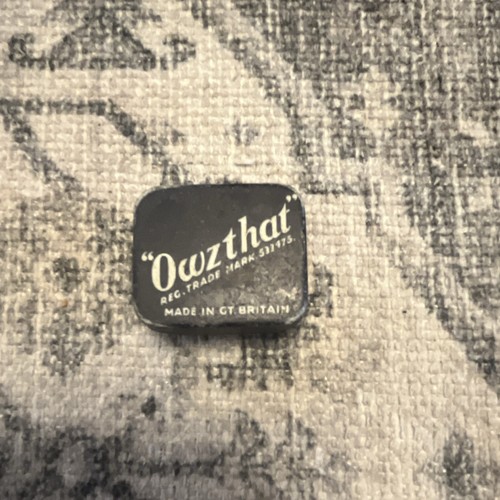 Vintage owzthat tin - tin,, in
