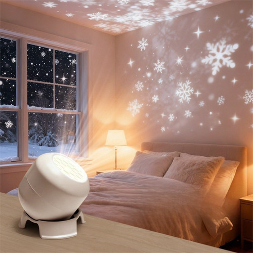 Snowflake christmas projector - christmas,
