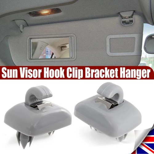 Auto sun visor clip hook - 2x,