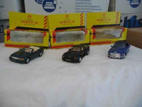 Three model sports - cars, from
