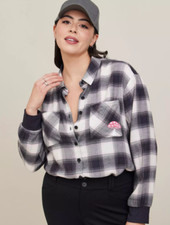 Torrid Mushroom Flannel Long