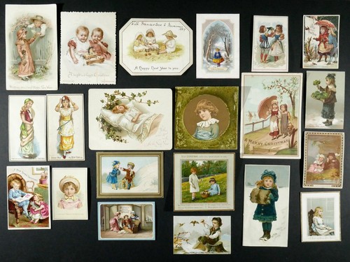 Job lot antique scraps - lot, /