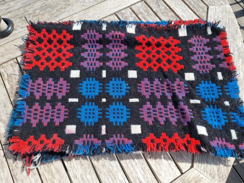 Vintage welsh wool tapestry - vintage,