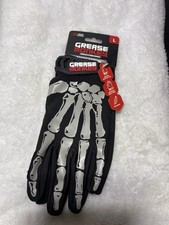 Grease Monkey Gloves Sz Large Bones Extreme