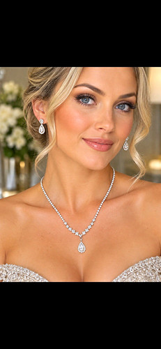 Clear teardrop crystal silver - teardrop,