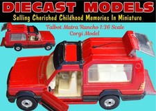 MATRA RANCHO; ORIGINAL UK MADE CORGI 1:36 SCALE VINTAGE DIECAST COLLECTORS MODEL