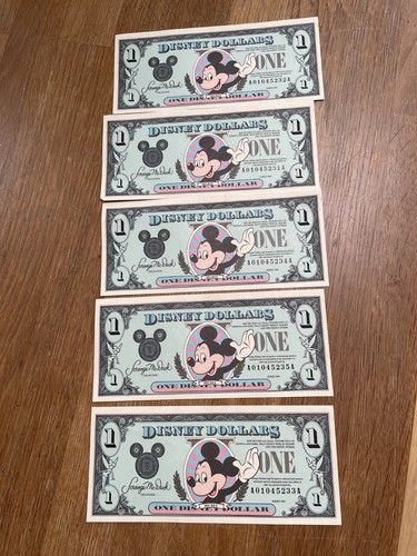 1990 disney dollars 1 - 1990, $1