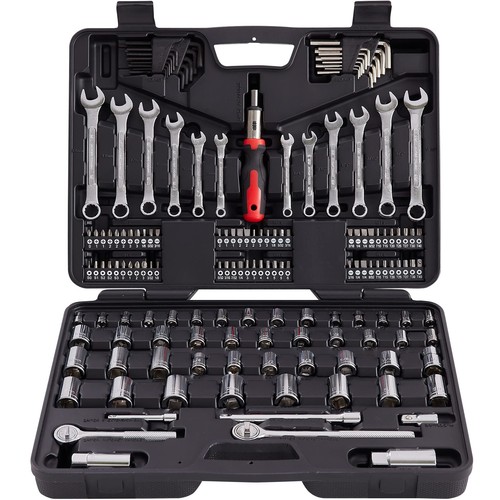 161pc mechanics tool set sae - tool,