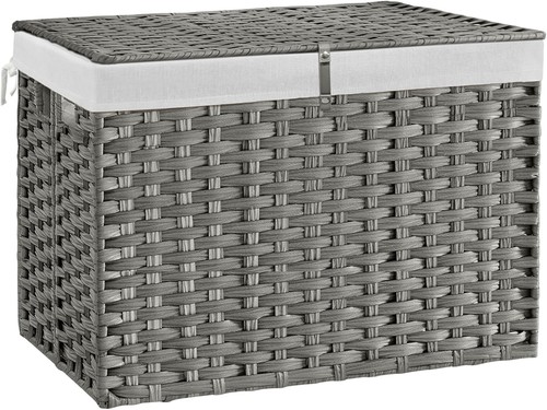 Storage basket with lid large - with,