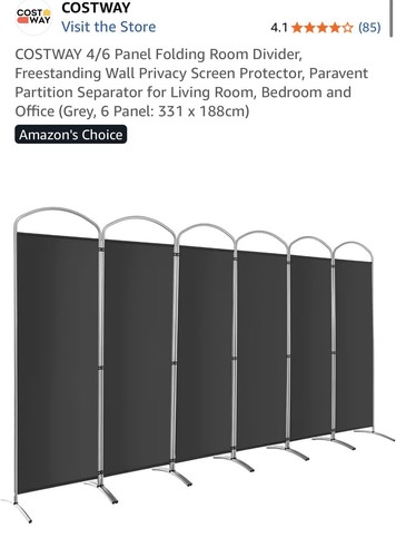Panel black folding - 6,