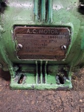 3 Phase Electric Motor 0.5HP /