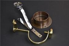 PAIR SECONDS Brass, Antique brass & Chrome Curtain Pole Brackets 40/50/63mm