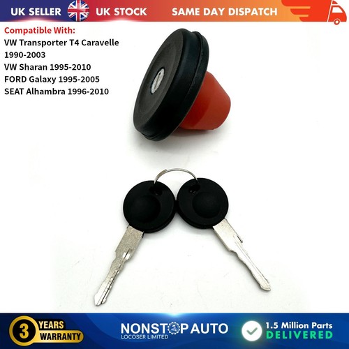 Fuel tank filler lock cap - lock, with