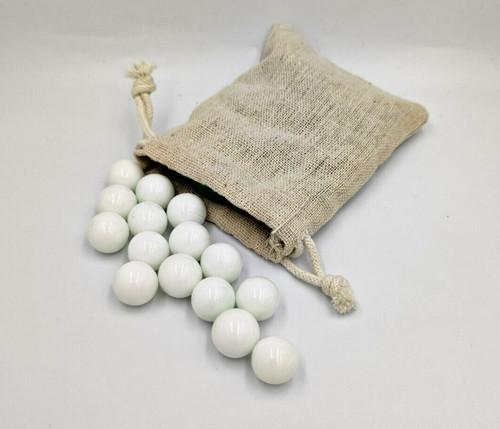 Round glass marbles - 33,