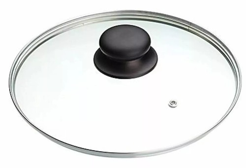 Tempered glass pan - glass, vented