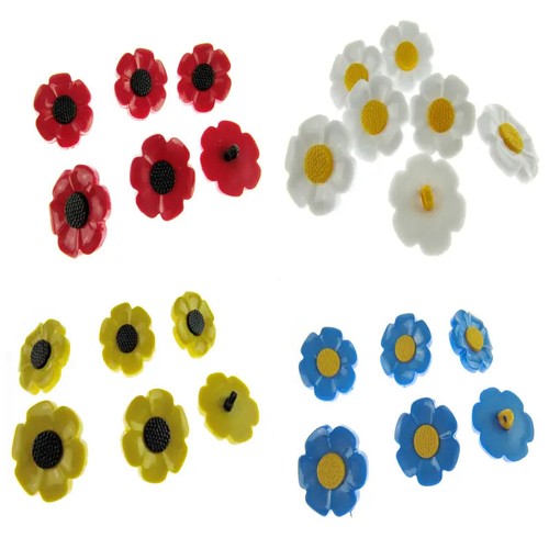 Round flower buttons daisy - flower,