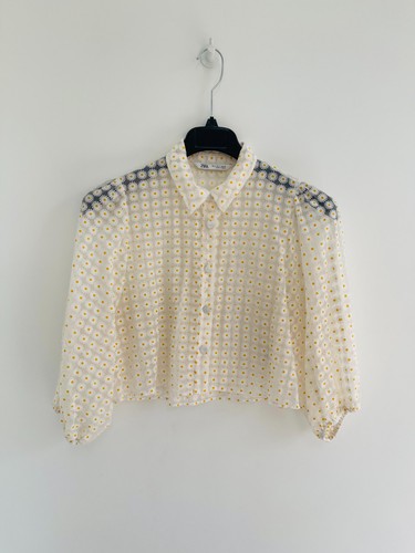 Zara top blouse - zara,