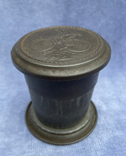Antique cyclist collapsible - antique,