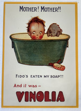 Advertising Postcard - VINOLIA