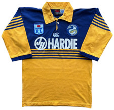 NRL PARRAMATTA EELS RUGBY LEAGUE SHIRT VINTAGE CANTERBURY JERSEY SIZE 44