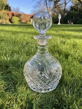 Royal Scot Decanter Hand Cut Lead Crystal Excellent Condition