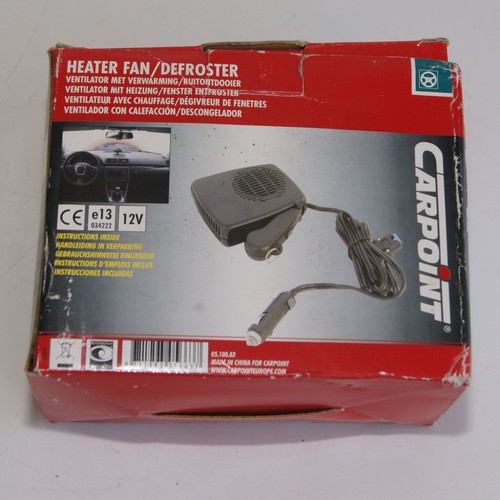 Carpoint 12v car heater - car,