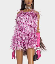 Shantommo champagne wishes magenta dress for Integrity toys Fashion Royalty doll