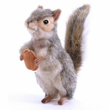 Hansa Grey Squirrel with Nut Plush Soft Toy  4841  Brand New With Tags UK Seller
