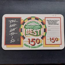 Websters Beer Mat Uk Cat No