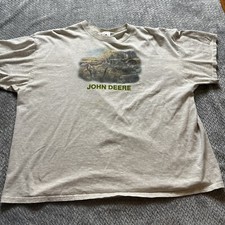 John Deere Shirt Men's Size 2XL Graphic Rare Vintage