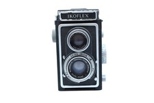 Vtg ZEISS IKON Ikoflex TLR Film Camera w/ Tessar 75mm f/3.5 Lens -A37