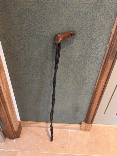 Antique irish blackthorn foot - antique,