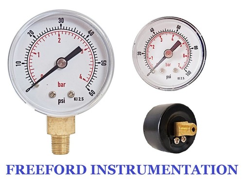 Pressure gauges steel case - gauges,