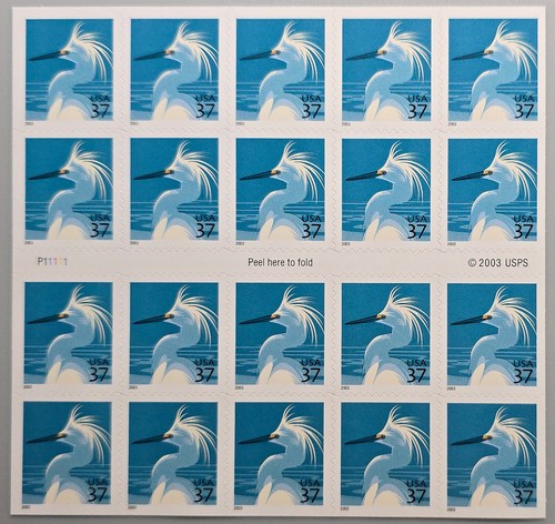 2003 usps snowy egret - usps,