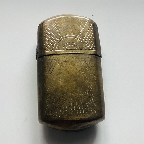Vintage brass block trench - vintage,