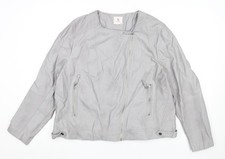 Tu Women Grey Faux Leather