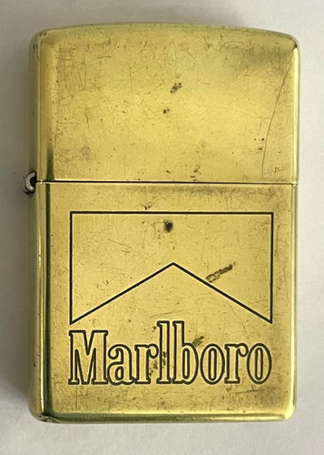 Vintage solid brass zippo - vintage,